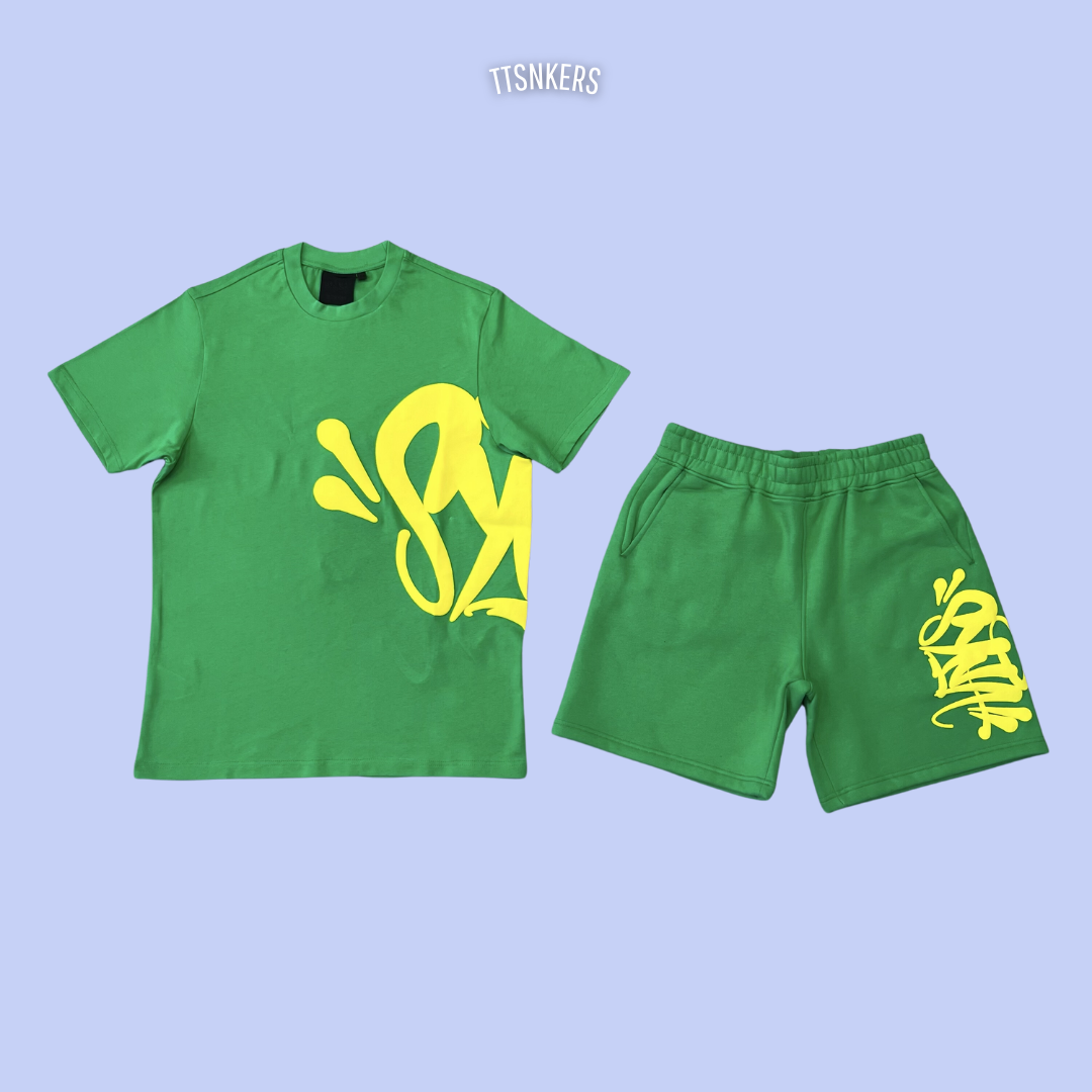 Conjunto Syna Verão Verde/Amarelo