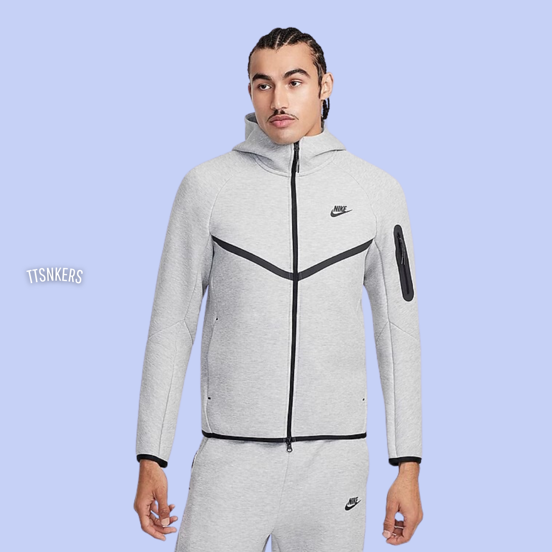 Conjunto Nike Tech Fleece Cinza