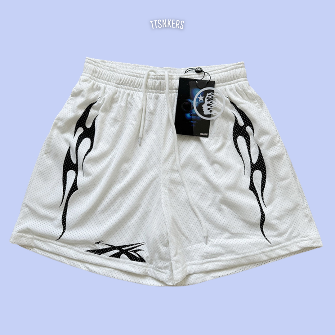 Shorts Hellstar Logo Branco Sport