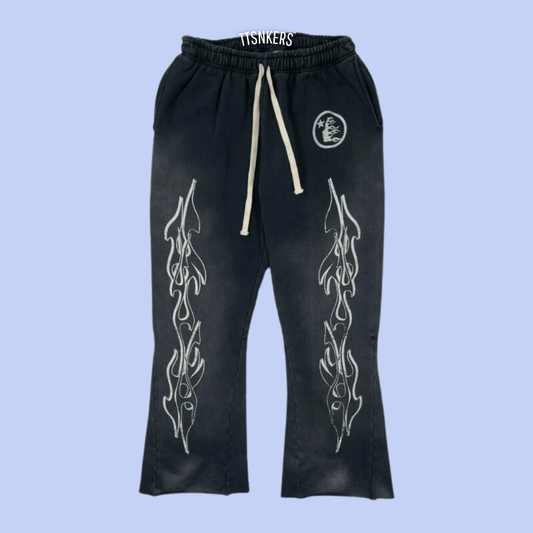 Calça Hellstar Flare Preta