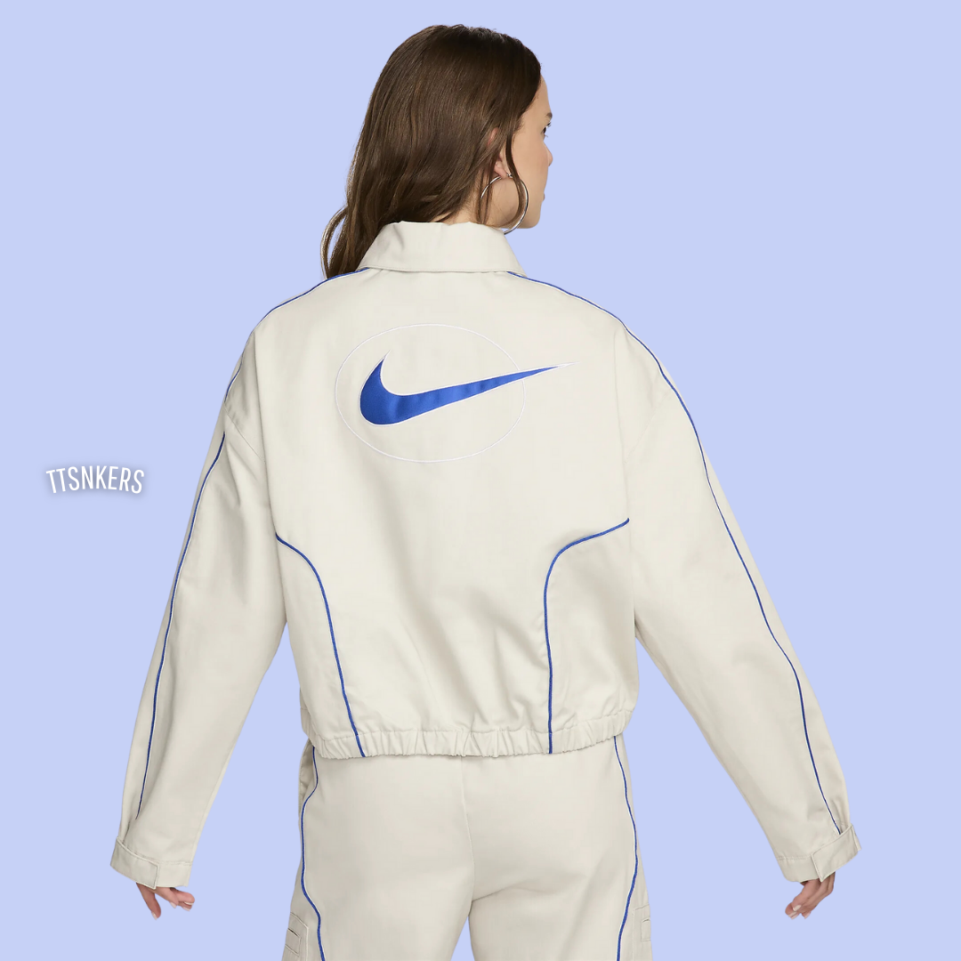 Conjunto Tactel Feminino Branco/Azul