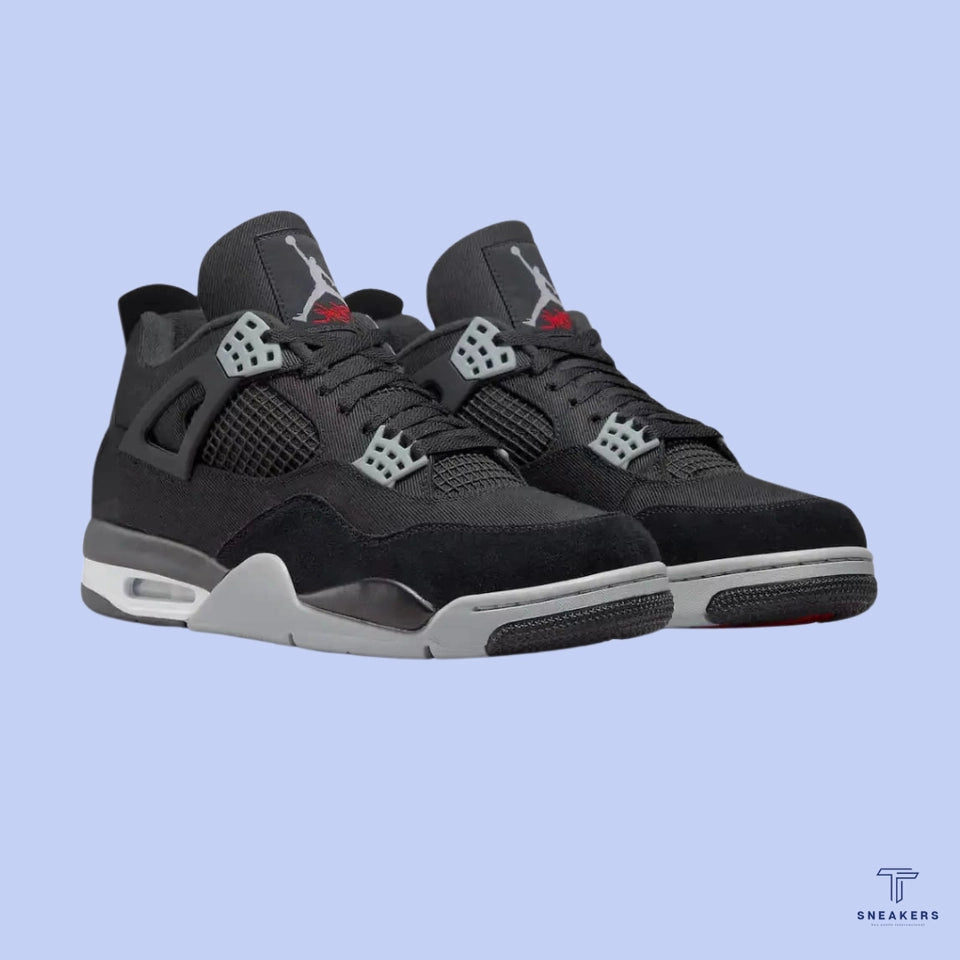 Jordan 4 Black Canvas
