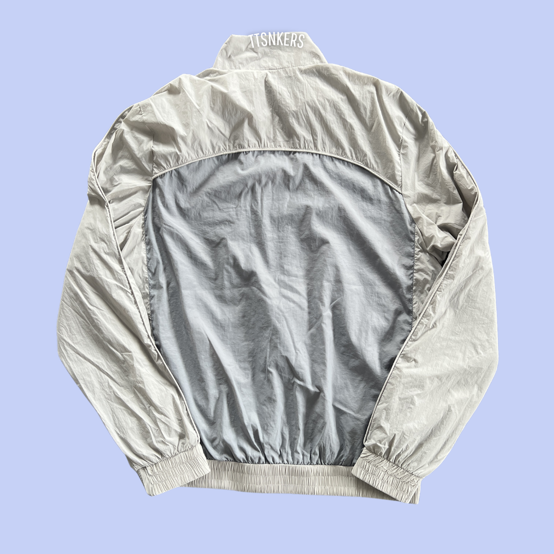 Conjunto Syna Tactel Branco/Cinza