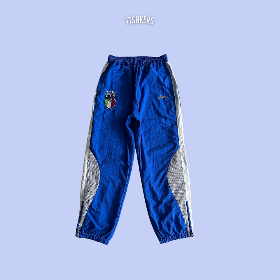 Conjunto Corteiz Tactel Italia Branco/Azul