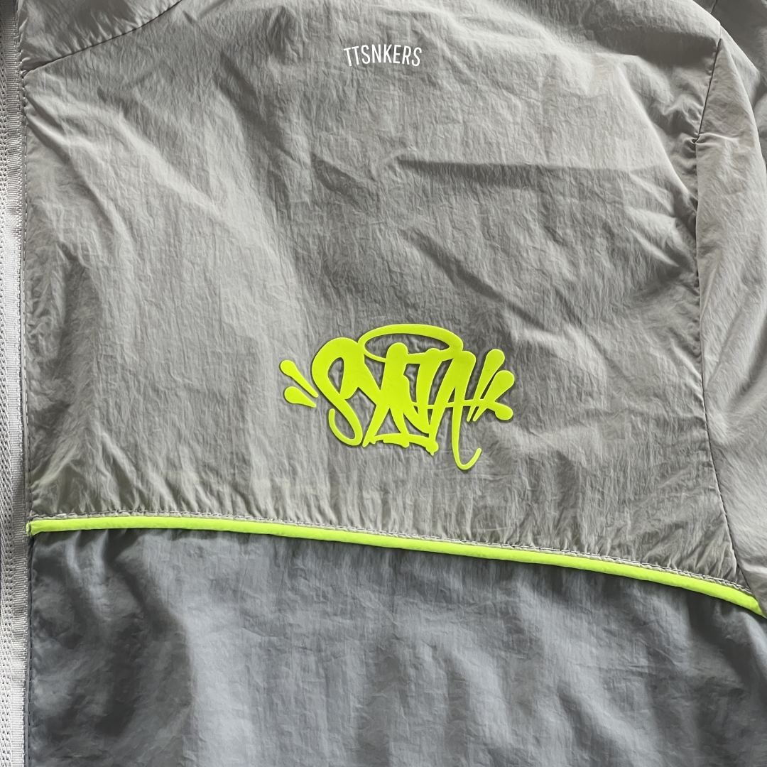 Conjunto Syna Tactel Branco/Cinza