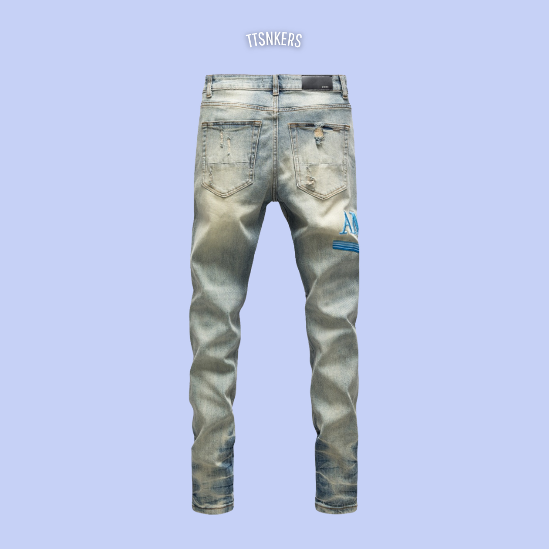 Calça Amiri Jeans Blue Logo