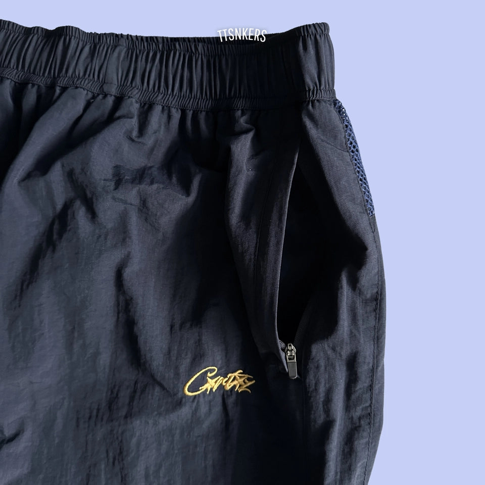 Calça Corteiz Tactel França Azul Escuro