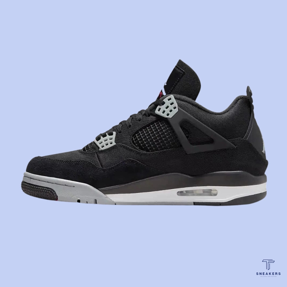 Jordan 4 Black Canvas