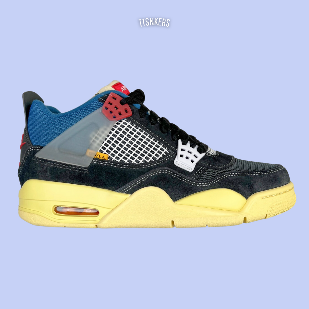 Jordan 4 Union LA Preto