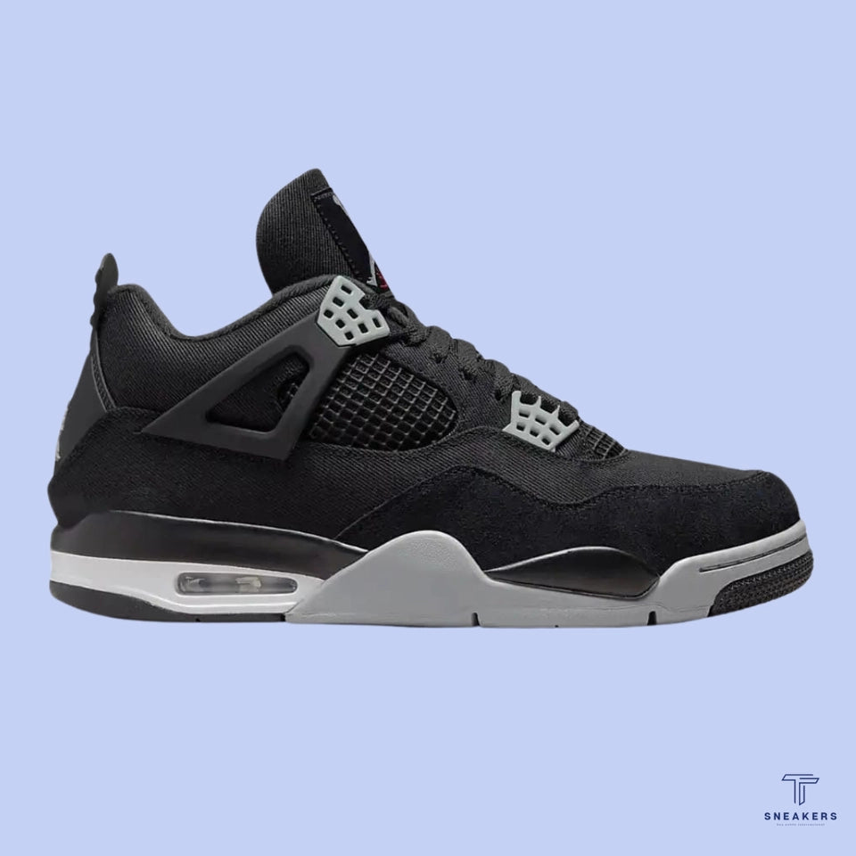 Jordan 4 Black Canvas