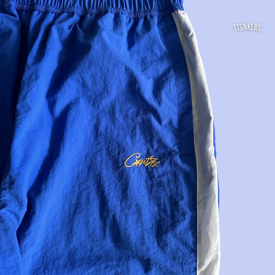 Conjunto Corteiz Tactel Italia Branco/Azul