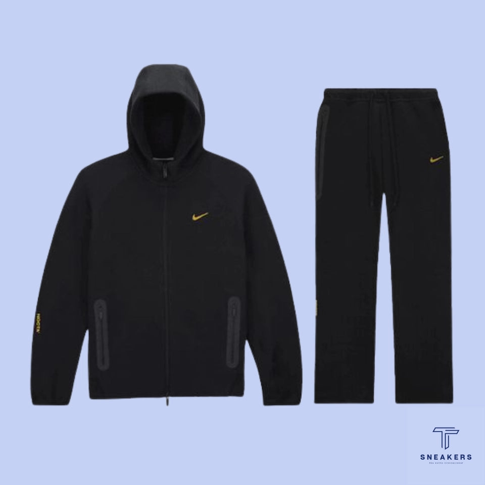 Conjunto Tech Fleece Nocta x Nike Preto