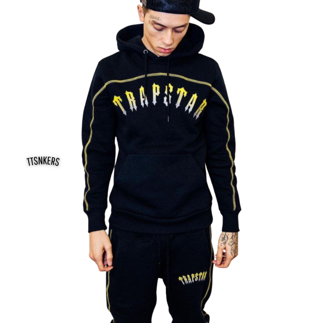 Conjunto Trapstar Preto/Amarelo
