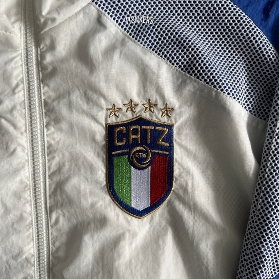 Conjunto Corteiz Tactel Italia Branco/Azul