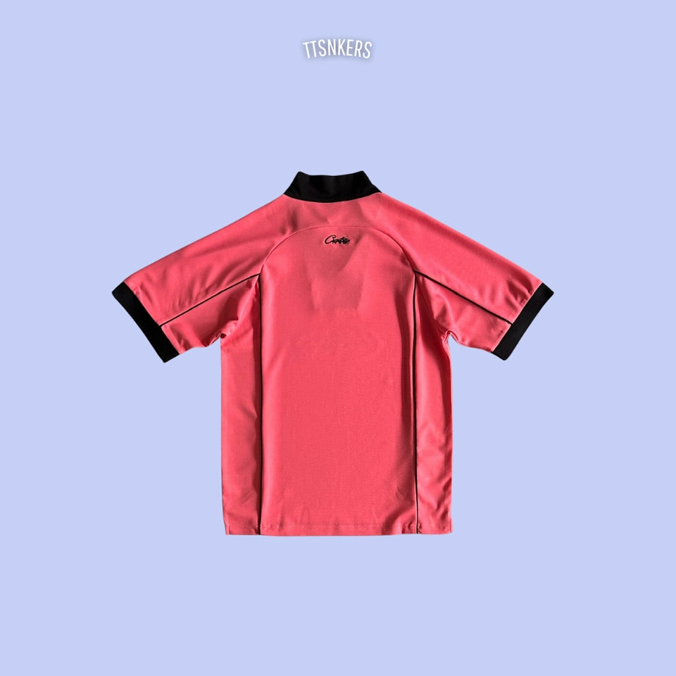 Camisa Corteiz Talismo Futebol Rosa