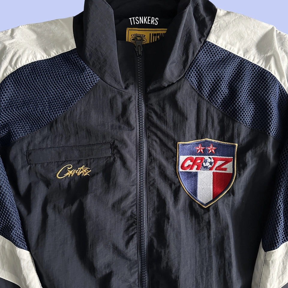 Conjunto Corteiz Tactel França Azul Escuro