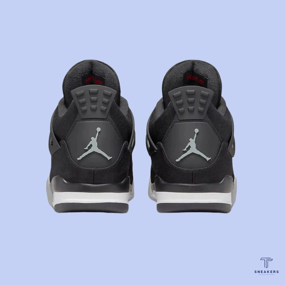 Jordan 4 Black Canvas