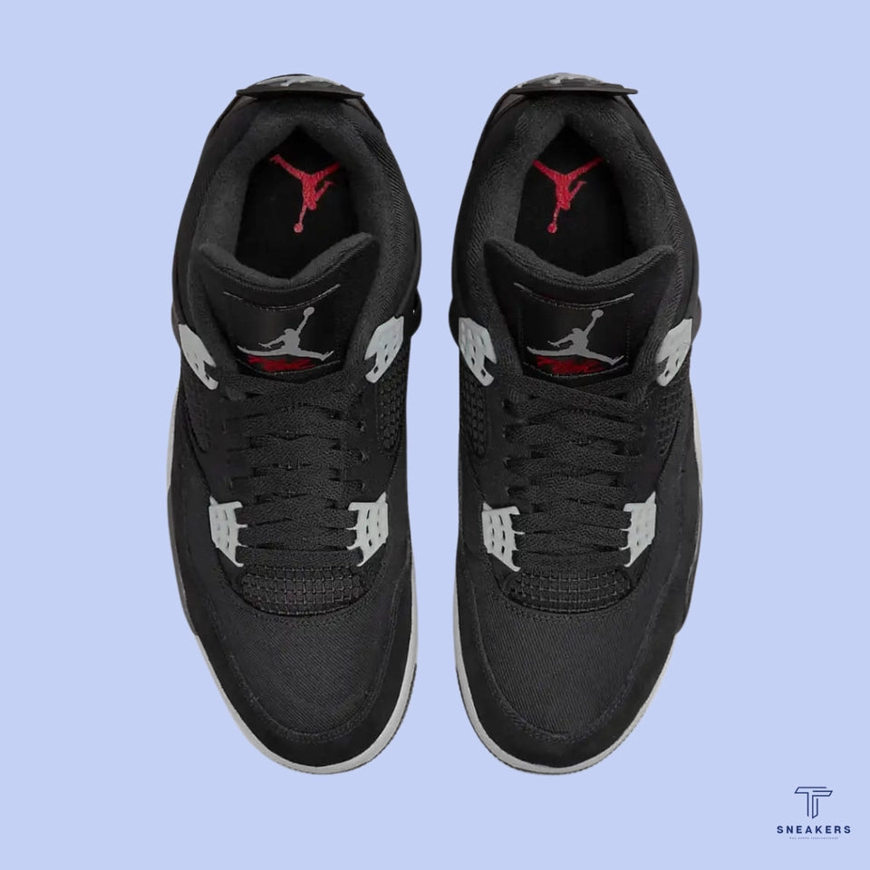 Jordan 4 Black Canvas