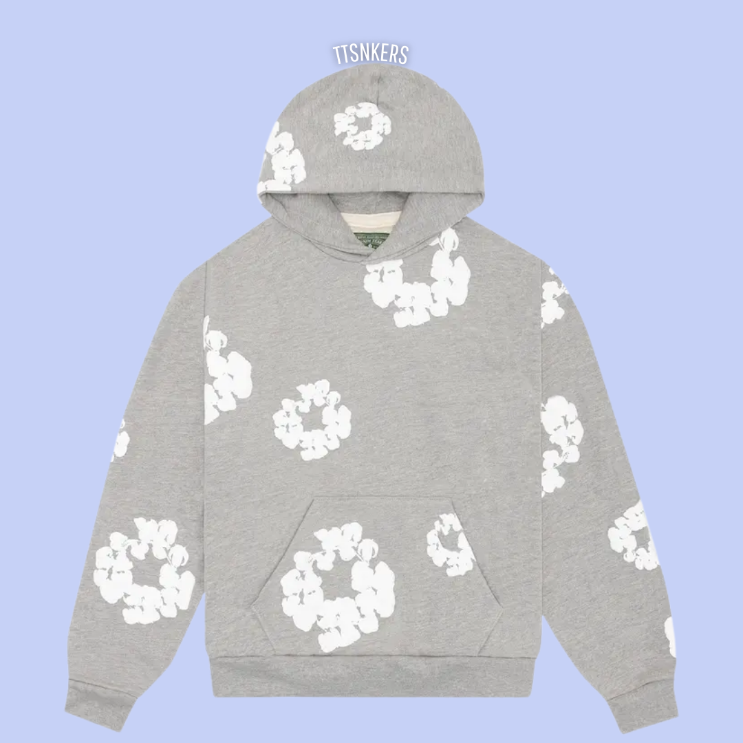 Moletom Denim Tears Cotton Wreath Cinza – TT Sneakers