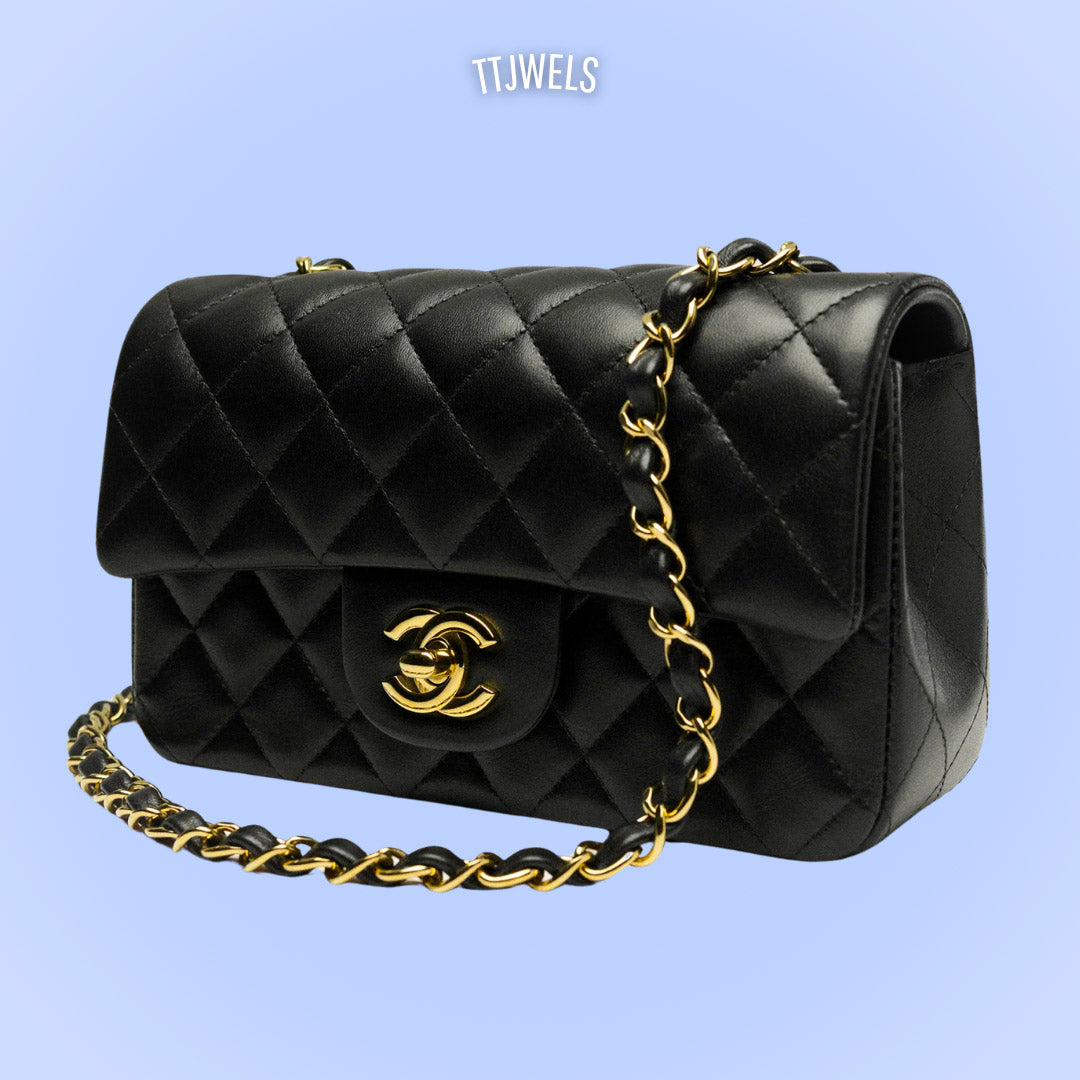 Bolsa Chanel Clássica Mini - Preta