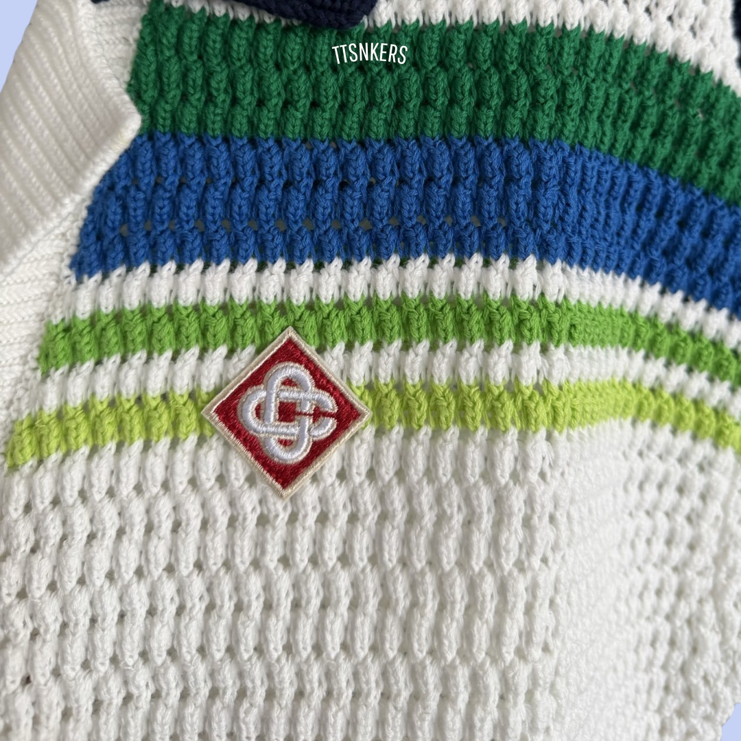 Camisa Croche Casablanca Listras
