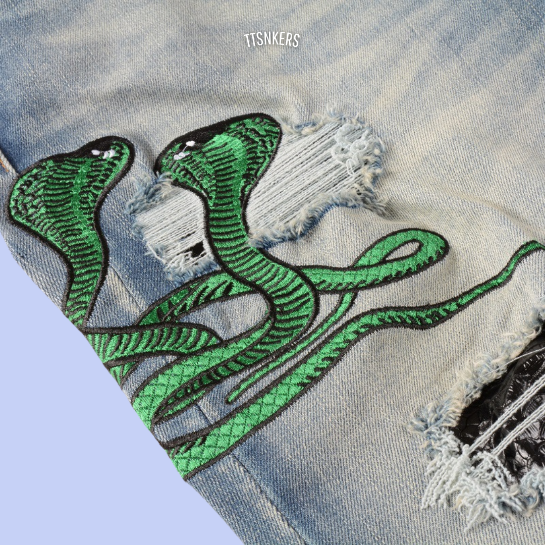 Calça Amiri Jeans Naja Verde