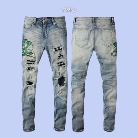 Calça Amiri Jeans Naja Verde