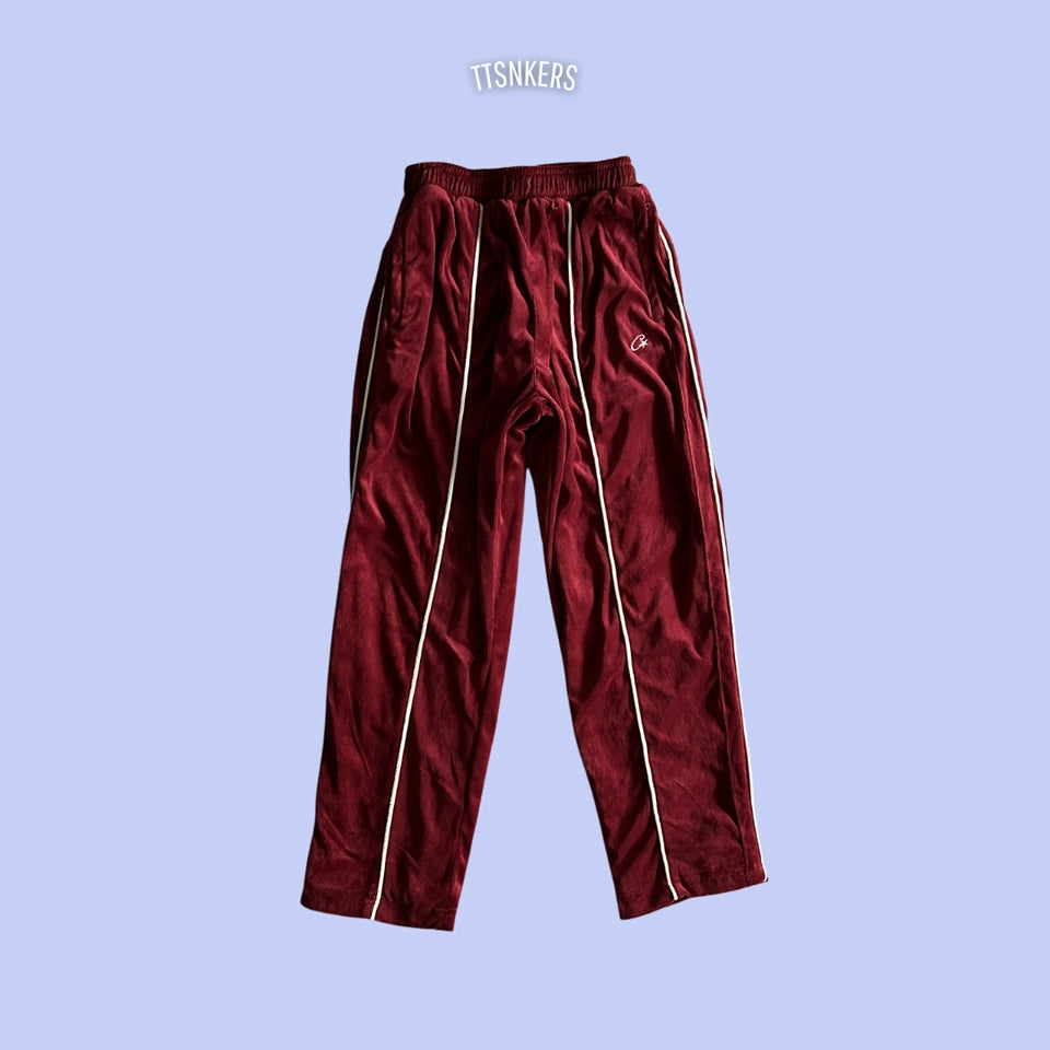 Conjunto Corteiz Veludo Vermelho